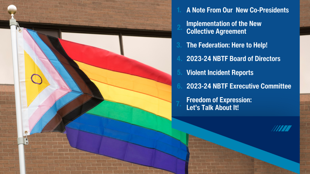 Your NBTF Newsletter – October 2023